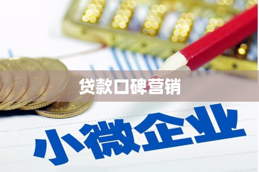 沈丘贷款口碑营销