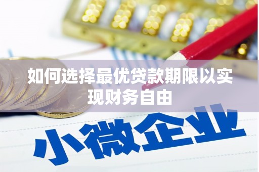 澄迈如何选择最优贷款期限以实现财务自由