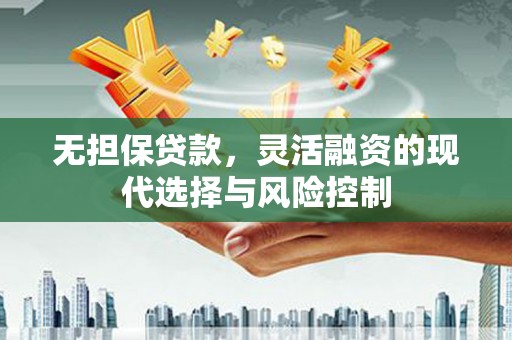 普兰店无担保贷款，灵活融资的现代选择与风险控制