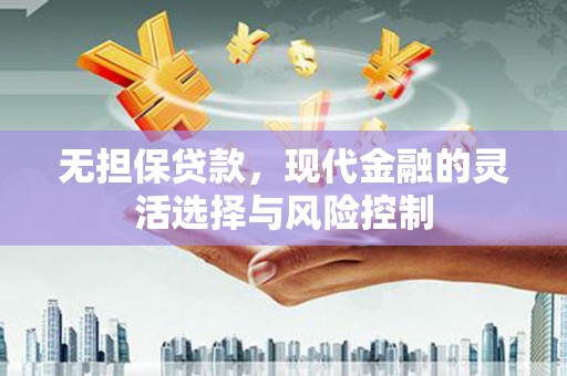宜川无担保贷款，现代金融的灵活选择与风险控制