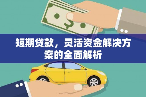 瀍河短期贷款，灵活资金解决方案的全面解析