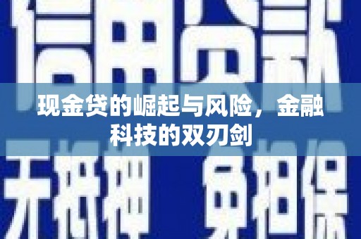 泽普现金贷的崛起与风险，金融科技的双刃剑