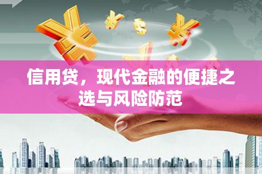 麻山信用贷，现代金融的便捷之选与风险防范