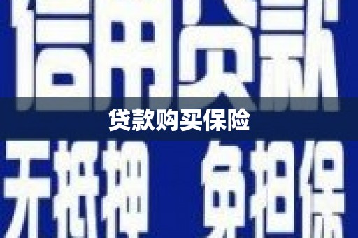西岗贷款购买保险