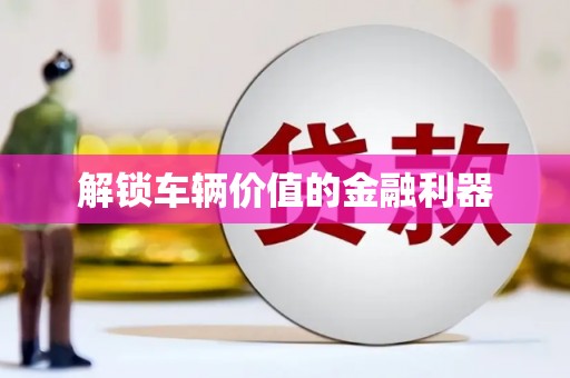 龙里解锁车辆价值的金融利器